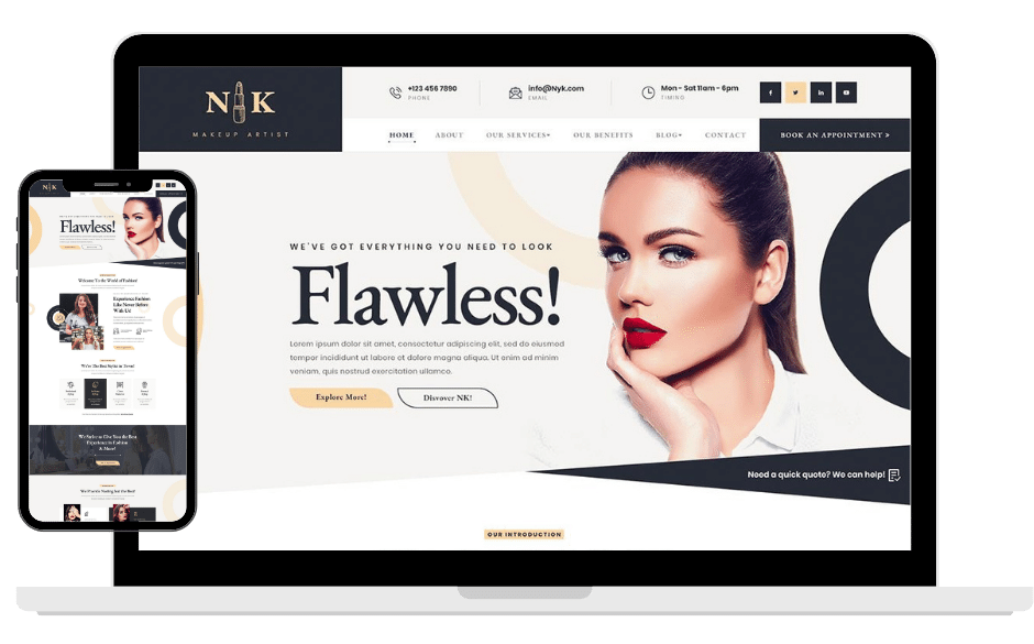 Makeup Artists Websites